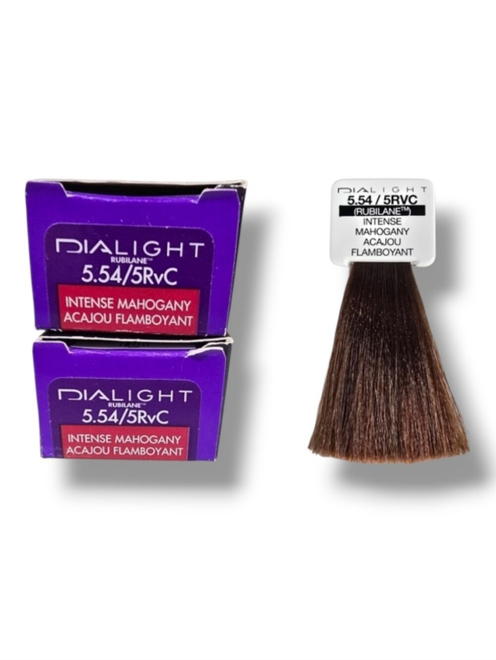 L'Oreal Professionnel DIALight 2 Tubes Ammonia-Free 5.54/5RvC Intense Mahogany